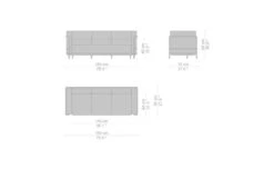 Le Corbusier Lc2 3 Seat Sofa -Fritz Hansen Sales le corbusier lc2 3 seat sofa cassina 6
