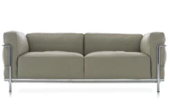 Le Corbusier Lc3 Two Seat Sofa With Down Cushions