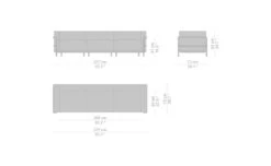 Le Corbusier Lc3 Three Seat Sofa -Fritz Hansen Sales le corbusier lc3 3 seat sofa dacron cassina 5