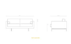 Lite 2 Seat Sofa 9 Lite 2 Seat Sofa -Fritz Hansen Sales lite sofa 2 seater niels bendtsen bensen 084915a0f1