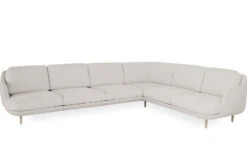 Fritz Hansen Lune 6 Seat Sofa With Corner