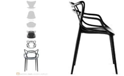 Kartell Masters Stacking Chair 2 Pack -Fritz Hansen Sales masters stacking chair philippe starck kartell 6