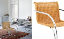 Mr Rattan Arm Chair -Fritz Hansen Sales mr rattan arm chair mies van der rohe knoll 4