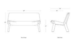 Neat Settee -Fritz Hansen Sales neat settee blu dot 8