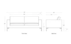 New Standard 78" Leather Sofa 27 New Standard 78" Leather Sofa -Fritz Hansen Sales new standard 78 inch leather sofa blu dot 14