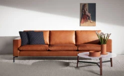 New Standard 92" Leather Sofa -Fritz Hansen Sales new standard 92 inch leather sofa blu dot 10