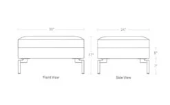 New Standard Leather Ottoman -Fritz Hansen Sales new standard leather ottoman blu dot 5