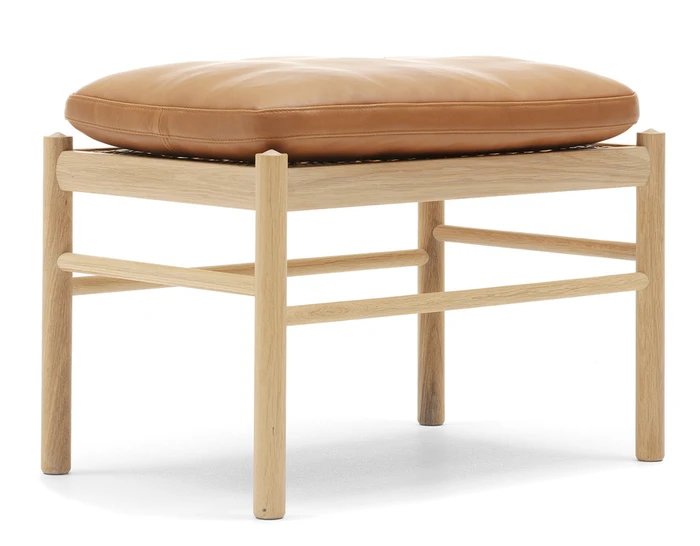 Ole Wanscher Ow149f Colonial Footstool 4 Ole Wanscher Ow149f Colonial Footstool - Image 2