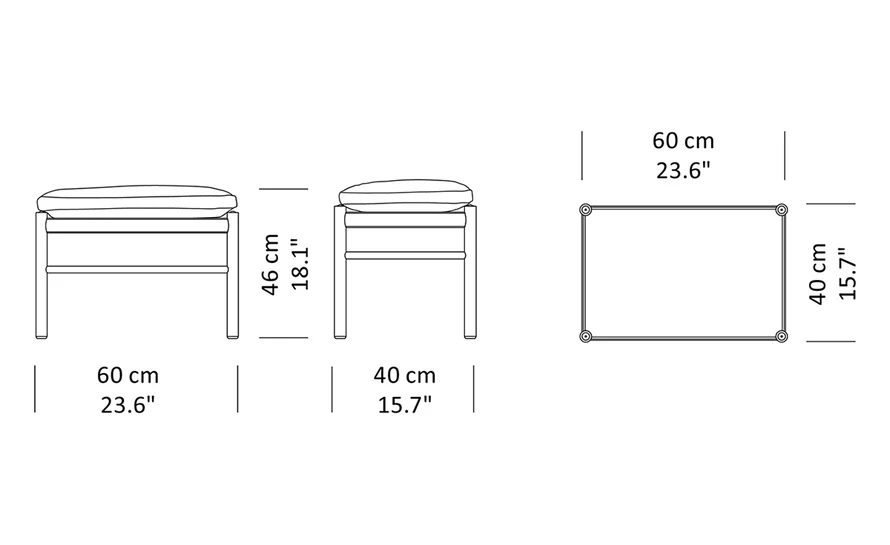 Ole Wanscher Ow149f Colonial Footstool 11 Ole Wanscher Ow149f Colonial Footstool - Image 9
