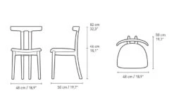 Ole Wanscher Ow58 T-chair 29 Ole Wanscher Ow58 T-chair -Fritz Hansen Sales ole wanscher ow58 t chair carl hansen 18