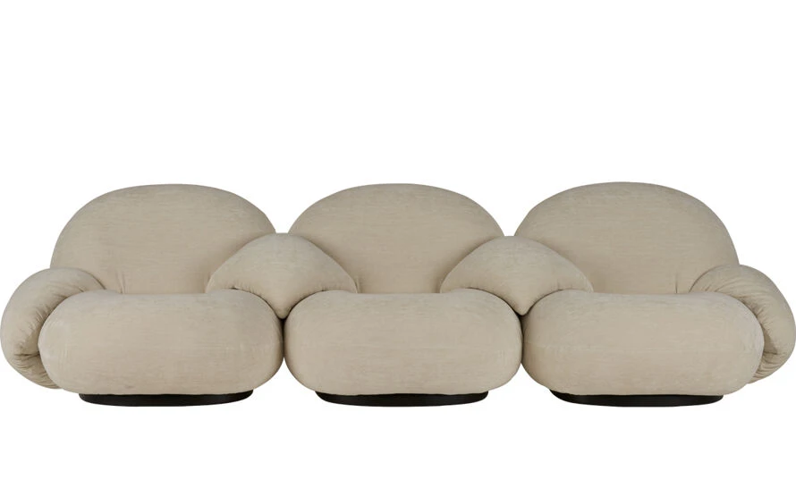 Gubi Pacha 3 Seat Sofa With 4 Armrests 3 Gubi Pacha 3 Seat Sofa With 4 Armrests