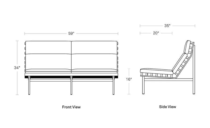 Perch Outdoor 2 Seat Sofa 13 Perch Outdoor 2 Seat Sofa - Image 11