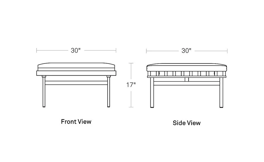 Perch Outdoor Ottoman 10 Perch Outdoor Ottoman - Image 8