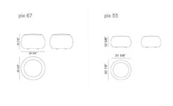Pix One Seat Ottoman -Fritz Hansen Sales pix 55 67 one seat ottoman ichiro iwasaki arper 13