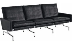 Fritz Hansen Poul Kjaerholm Pk31 Three Seat Sofa