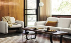 Ray Wilkes Two Seat Chiclet Sofa -Fritz Hansen Sales ray wilkes chiclet two seat sofa herman miller c8b005c845