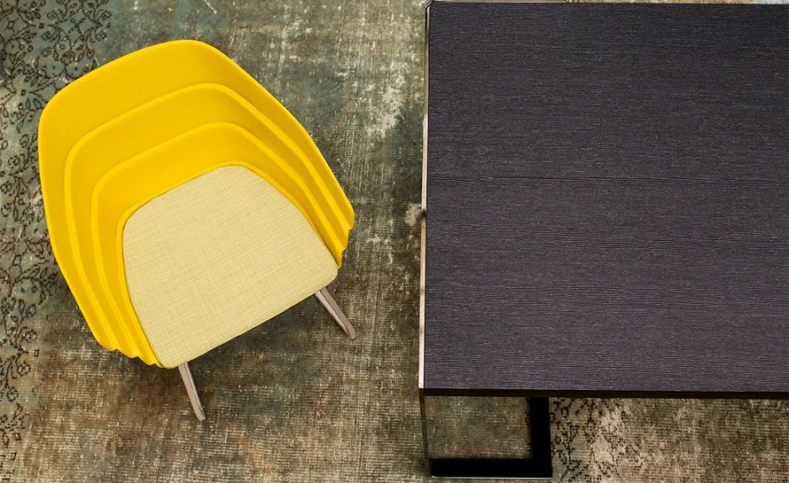 Rift Cantiliever Chair With Seat Cushion 5 Rift Cantiliever Chair With Seat Cushion - Image 3