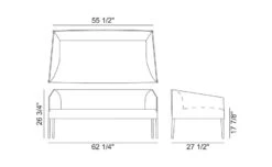 Saari Two Seat Sofa 7 Saari Two Seat Sofa -Fritz Hansen Sales saari two seat sofa lievore altherr molina arper 3