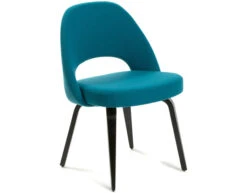 Saarinen Executive Side Chair With Wood Legs