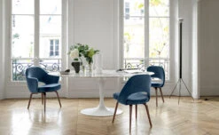 Saarinen Executive Side Chair With Wood Legs -Fritz Hansen Sales saarinen side chair wood legs eero saarinen knoll 12