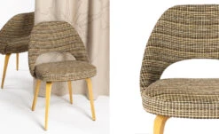 Saarinen Executive Side Chair With Wood Legs -Fritz Hansen Sales saarinen side chair wood legs eero saarinen knoll 9