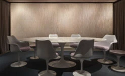 Saarinen White Tulip Arm Chair -Fritz Hansen Sales saarinen tulip arm chair white eero saarinen knoll 3216f0af49