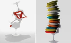 Saarinen Tulip Side Chair Fully Upholstered -Fritz Hansen Sales saarinen tulip side chair fully upholstered eero saarinen knoll c5d304f475