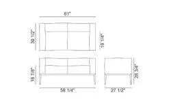 Sean Two Seat Sofa -Fritz Hansen Sales sean two seat sofa jean marie massaud arper 4