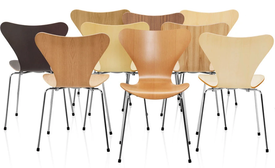 Fritz Hansen Series 7 Side Chair Wood Veneer 7 Fritz Hansen Series 7 Side Chair Wood Veneer - Image 5