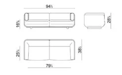 Shaal Three Seat Sofa 11 Shaal Three Seat Sofa -Fritz Hansen Sales shaal three seat sofa doshi levien arper 69e76176f9