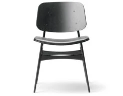 Soborg Upholstered Seat Chair With Wood Base -Fritz Hansen Sales soborg upholstered seat chair wood base borge mogensen fredericia 3