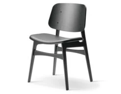 Soborg Upholstered Seat Chair With Wood Base -Fritz Hansen Sales soborg upholstered seat chair wood base borge mogensen fredericia 4