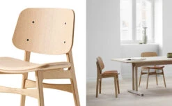 Soborg Upholstered Seat Chair With Wood Base -Fritz Hansen Sales soborg upholstered seat chair wood base borge mogensen fredericia 5