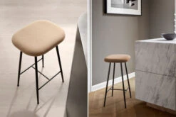 Spine Metal Base Stool -Fritz Hansen Sales spine metal base stool space copenhagen fredericia 5