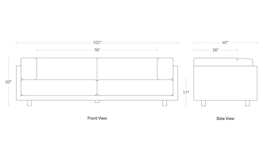 Sunday 102 Inch Sofa 14 Sunday 102 Inch Sofa - Image 12