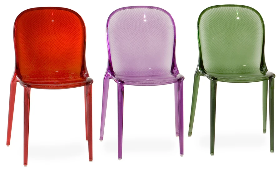 Kartell Thalya Stacking Chair 2 Pack 4 Kartell Thalya Stacking Chair 2 Pack - Image 2