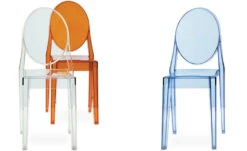 Kartell Victoria Ghost Side Chair 2 Pack -Fritz Hansen Sales victoria ghost side chair philippe starck kartell 4