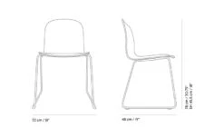 Muuto Visu Chair With Sled Base 15 Muuto Visu Chair With Sled Base -Fritz Hansen Sales visu chair sled base 2 pack mika tolvanen muuto 7