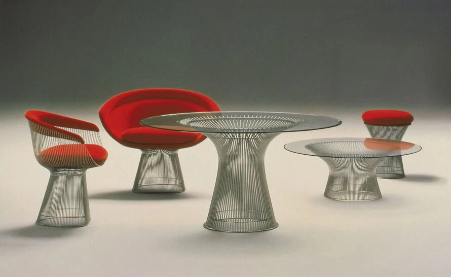 Platner Gold Plated Stool 7 Platner Gold Plated Stool - Image 5