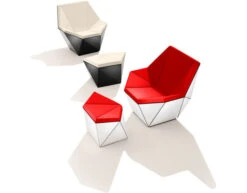 Washington Prism™ Ottoman -Fritz Hansen Sales washington prism ottoman david adjaye knoll 4